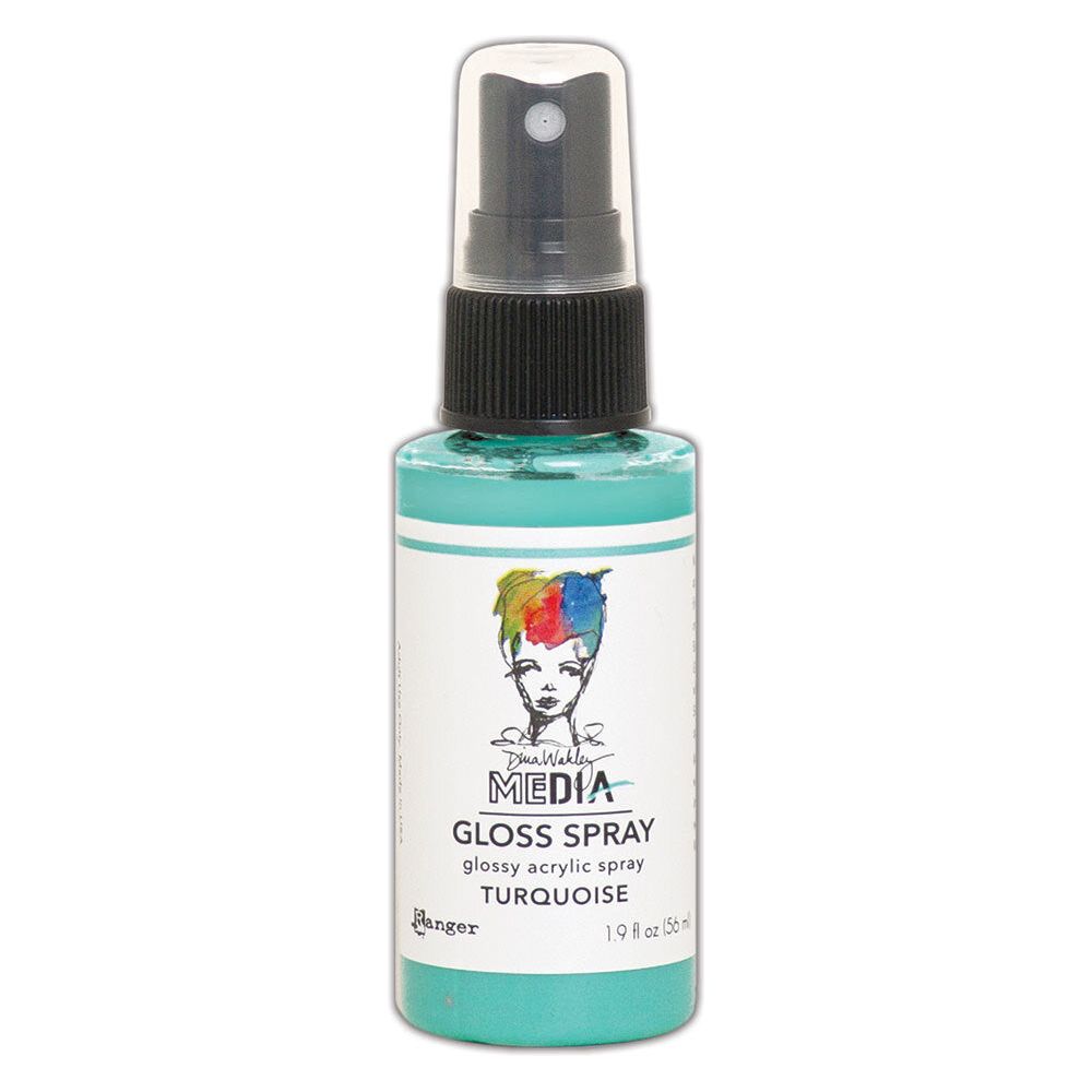 Dina Wakley Ranger Turquoise Media Gloss Spray mdo68563