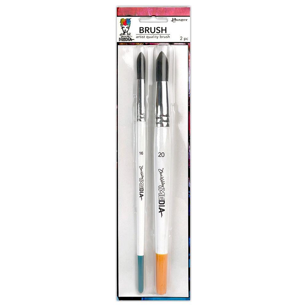 Dina Wakley Ranger Round Brush Set Media mda82163