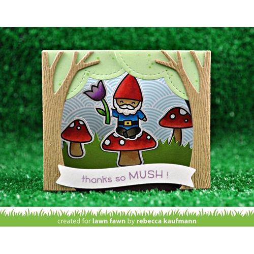 Simon Says Stamp! Lawn Fawn SET OH GNOME! Clear Stamps and Dies LF19OG