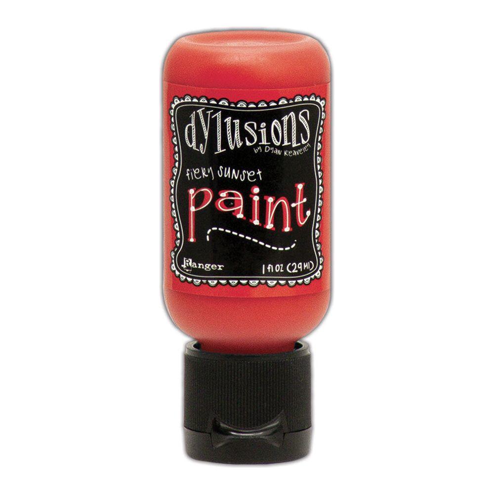 Ranger Dylusions 1oz Fiery Sunset Shimmer Paint dyu81371*