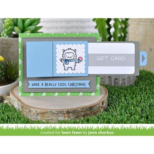 Simon Says Stamp! Lawn Fawn SET YETI OR NOT Clear Stamps and Dies HLFYON