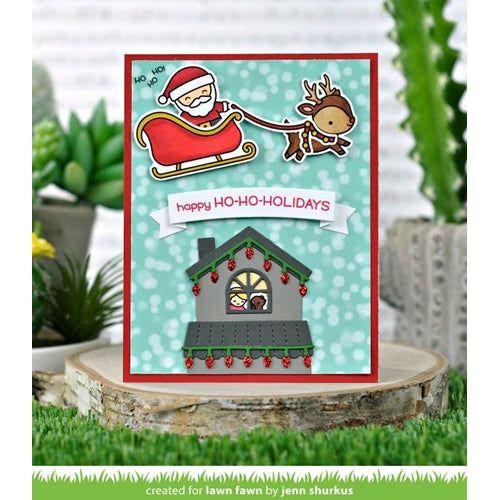 Simon Says Stamp! Lawn Fawn SET HO-HO-HOLIDAYS Clear Stamps and Dies HLFHHH