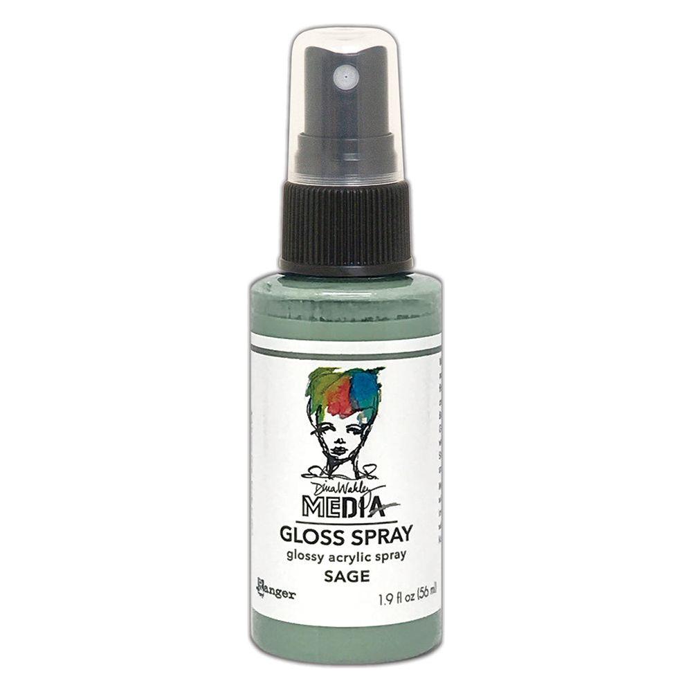 Dina Wakley Ranger Sage Media Gloss Spray mdo76520