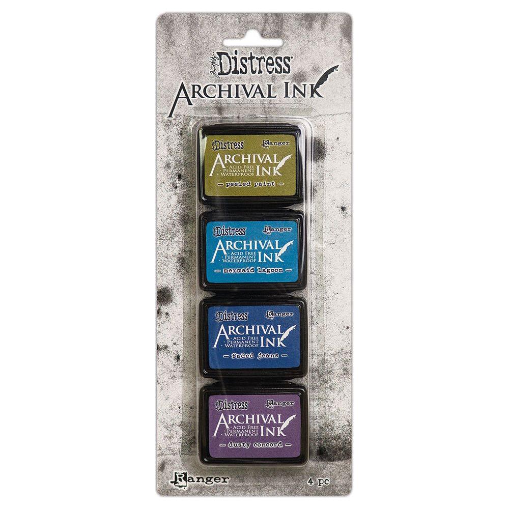 Tim Holtz Distress Archival Ink Pad Mini Kit 2 Ranger aitk64862