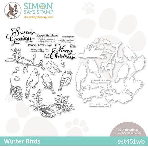 Simon Says Stamps and Dies Winter Birds