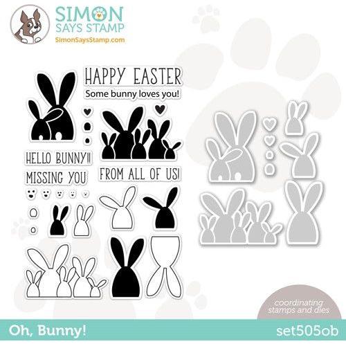 Simon Says Stamp! Simon Says Stamps and Dies OH BUNNY set505ob