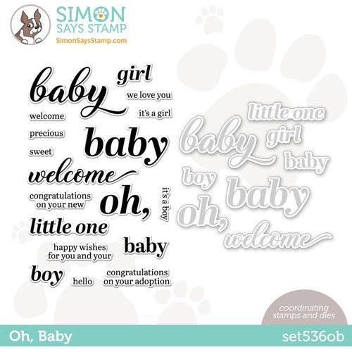 Simon Says Stamp! Simon Says Stamps and Dies OH BABY set536ob