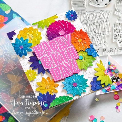 Simon Says Stamp Embossing Folder And Die Minted Florals