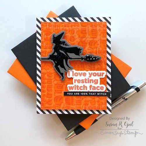 CZ Design Witch Please Bundle set820wp Cheering for You Halloween Card