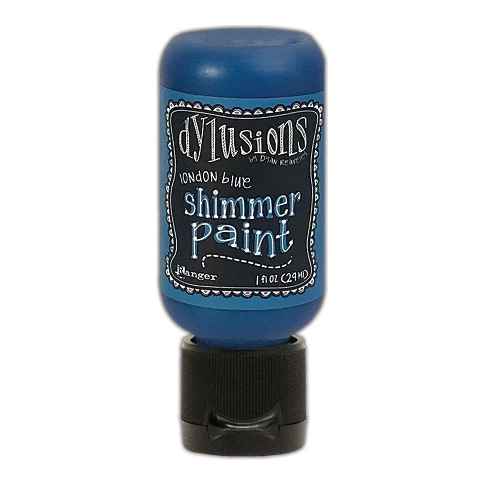 Ranger Dylusions 1oz London Blue Shimmer Paint dyu74434