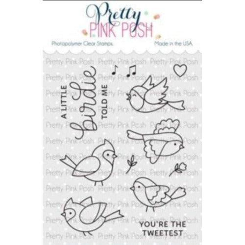 Pretty Pink Posh A Little Birdie Clear Stamps