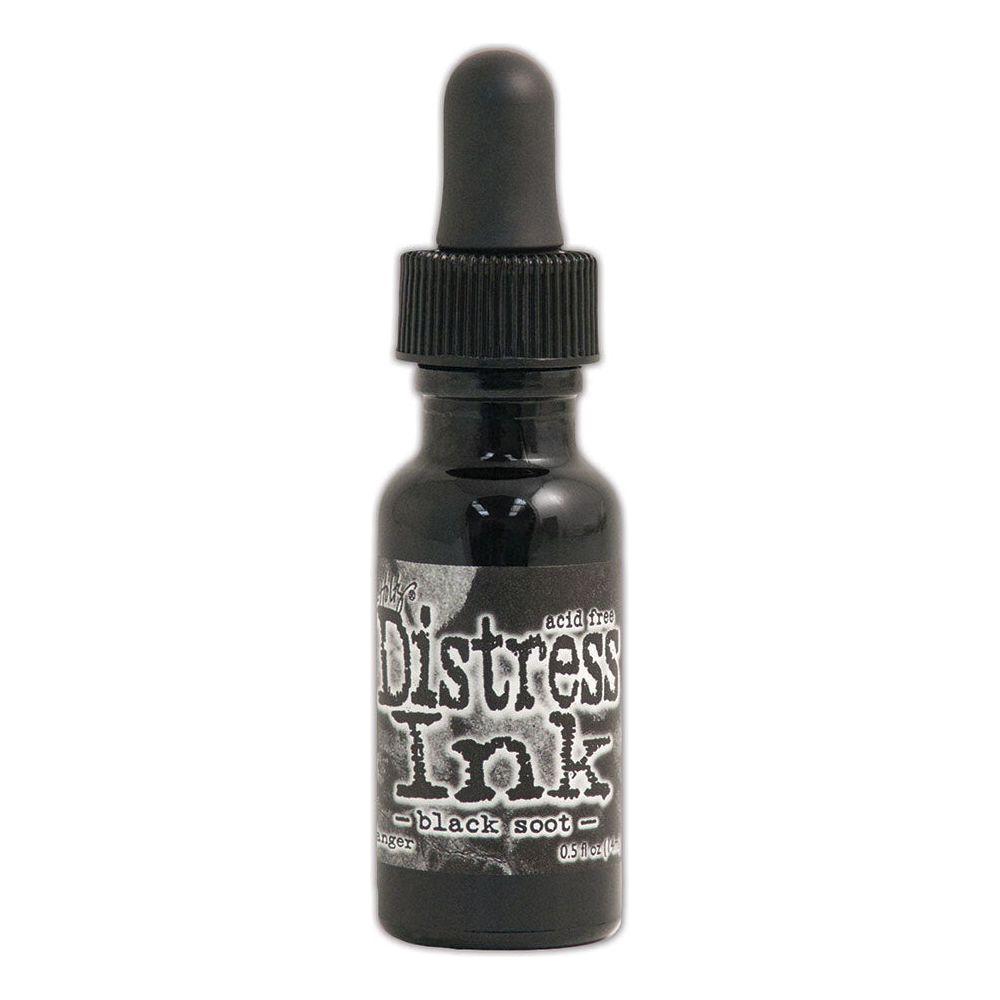 Tim Holtz Distress Reinker Black Soot Ranger TIM19480