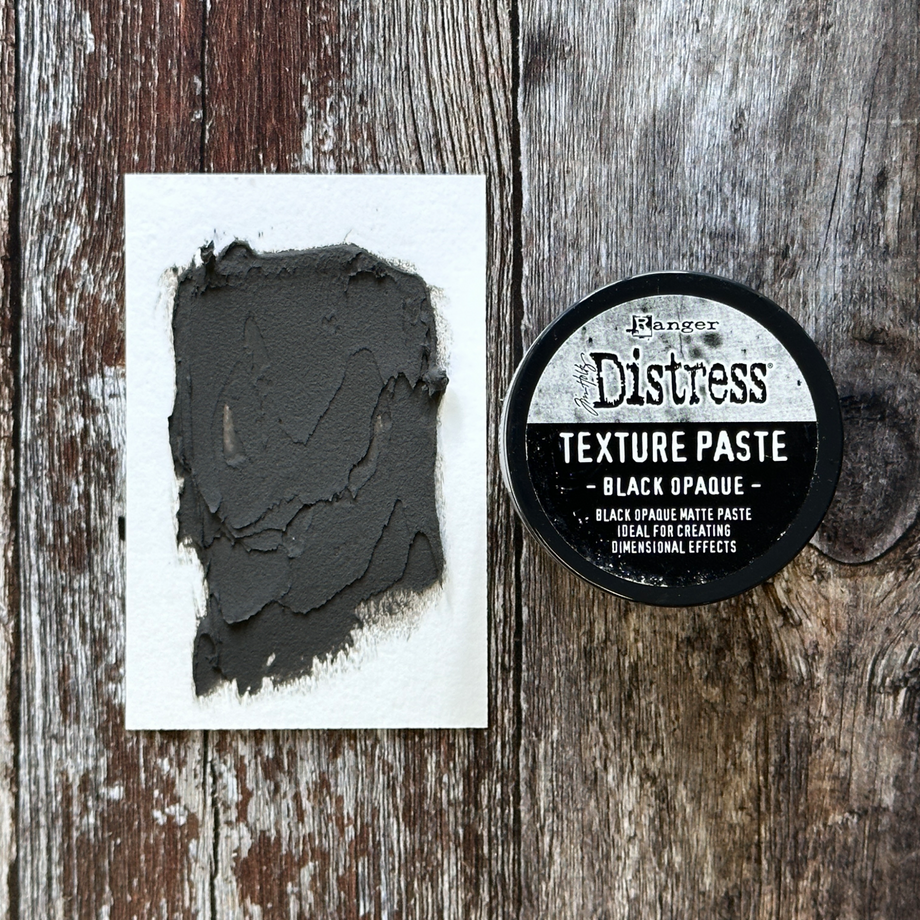 Tim Holtz Distress Texture Paste Black Opaque Ranger tshk84471