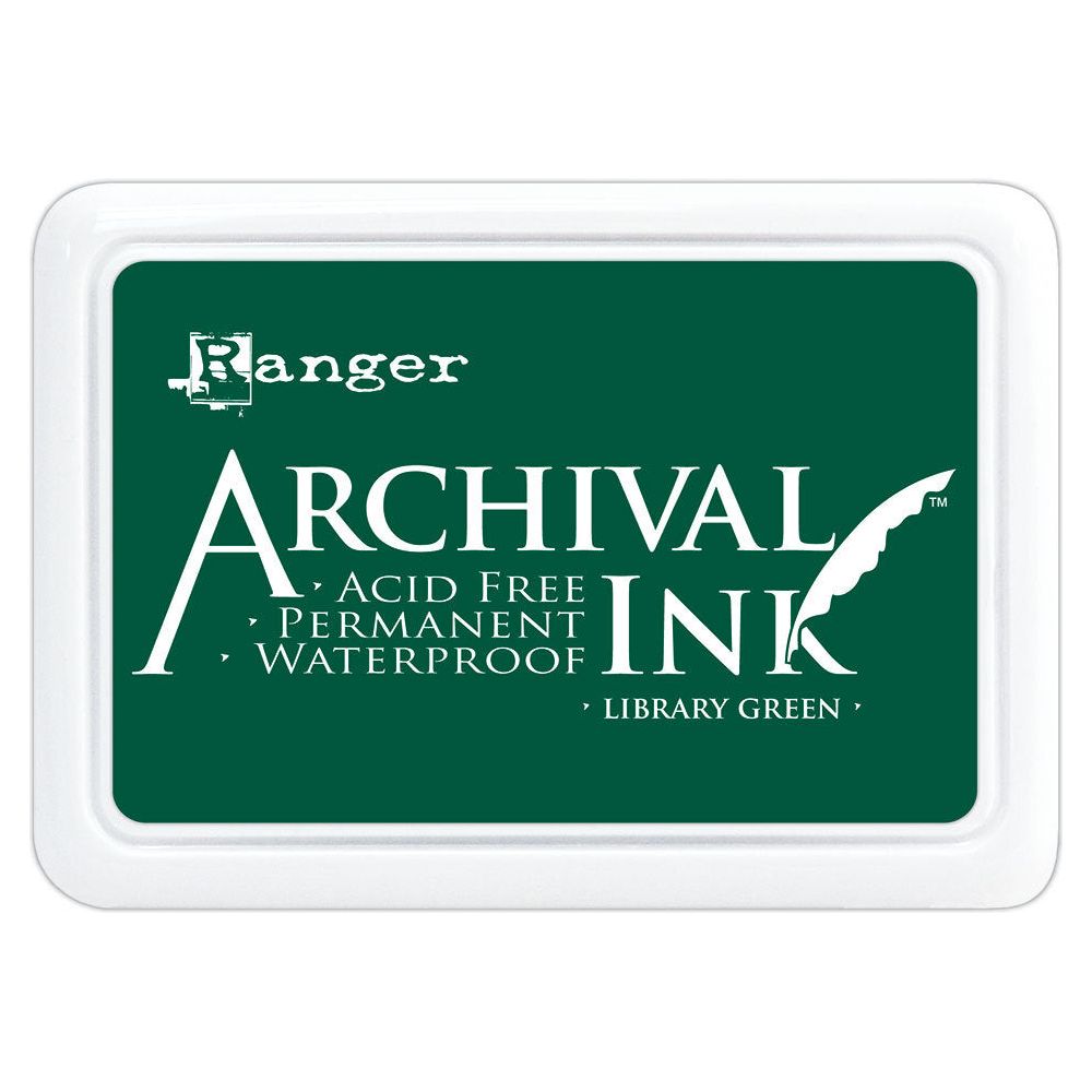 Ranger Archival Ink Pad Library Green AIP31475