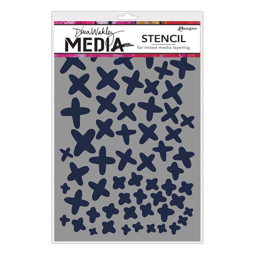 Dina Wakely XS Media Stencil MDS65043