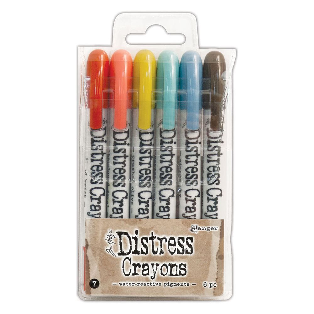 Ranger Tim Holtz Distress Crayons Set 7 TDBK51770