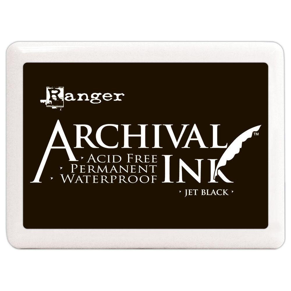 Ranger Archival Ink Pad Jumbo Jet Black A3P06701