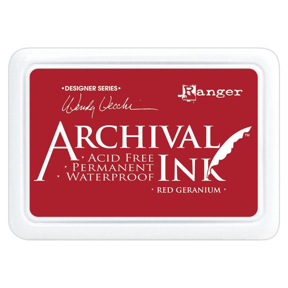 Ranger Wendy Vecchi Archival Red Geranium Ink Pad AID38993