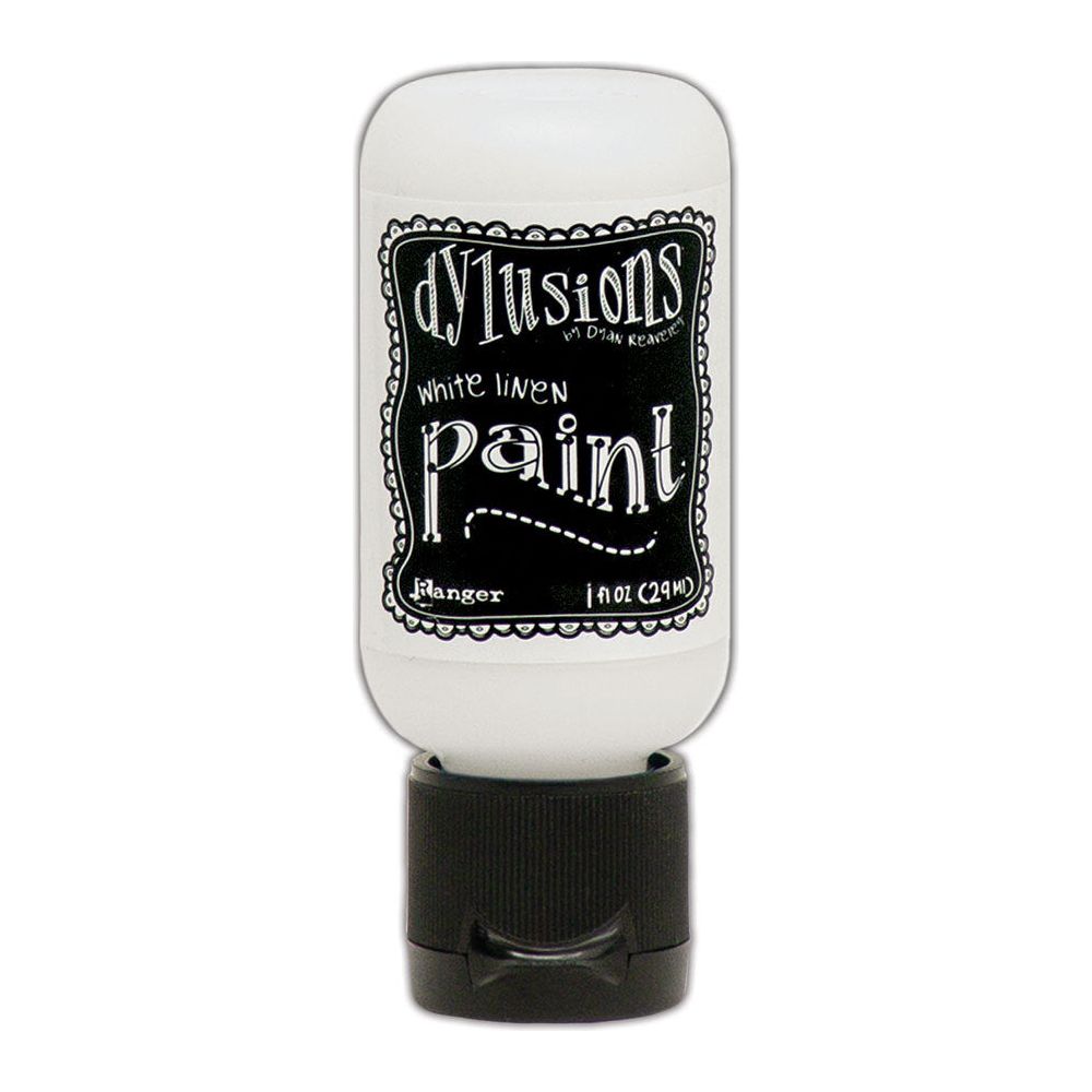 Ranger Dylusions 1oz Paint White Linen dyq70719