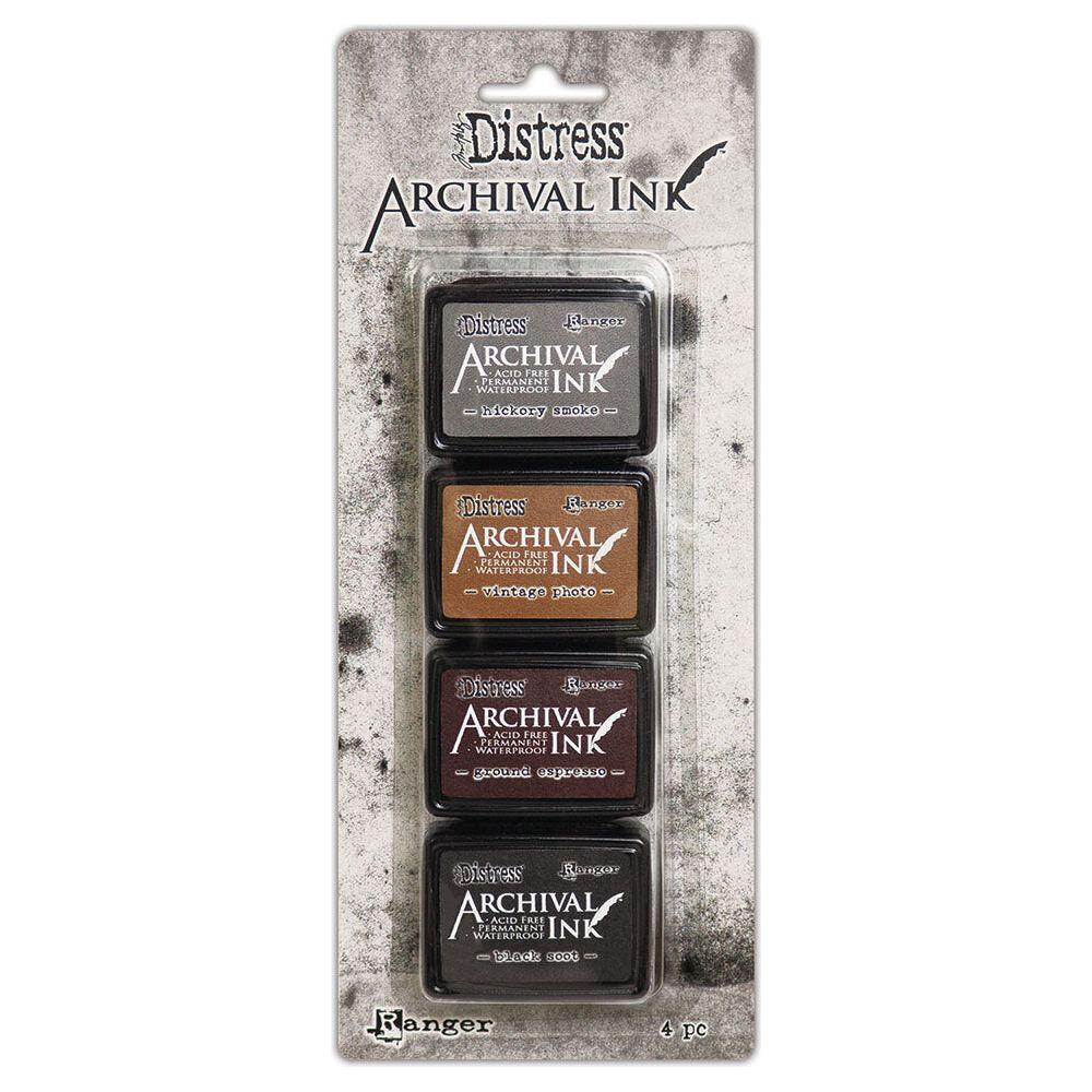 Tim Holtz Distress Archival Ink Pad Mini Kit 3 Ranger aitk64848