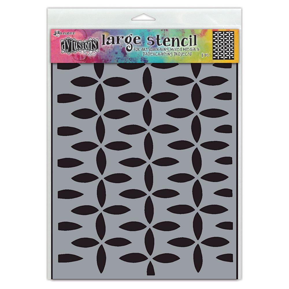 Ranger Dylusions Large Retro Grid Stencil dys85072