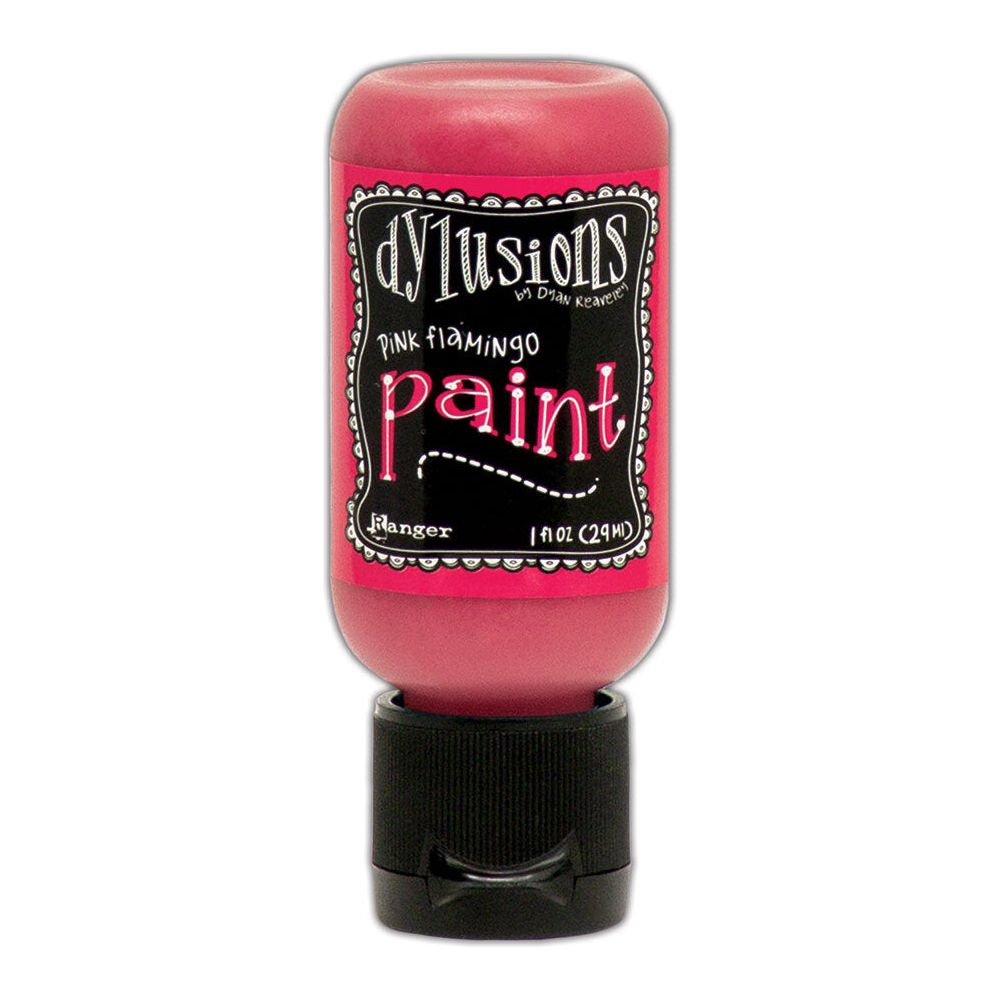 Ranger Dylusions 1oz Paint Pink Flamingo dyq70597*