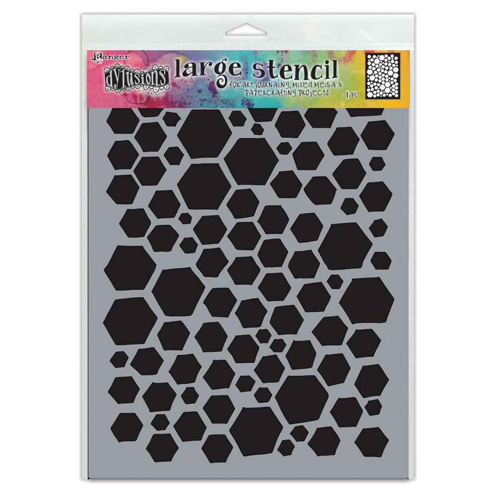 Dyan Reaveley Stencil 9 x 12 Behave Dylusions Ranger dys77985