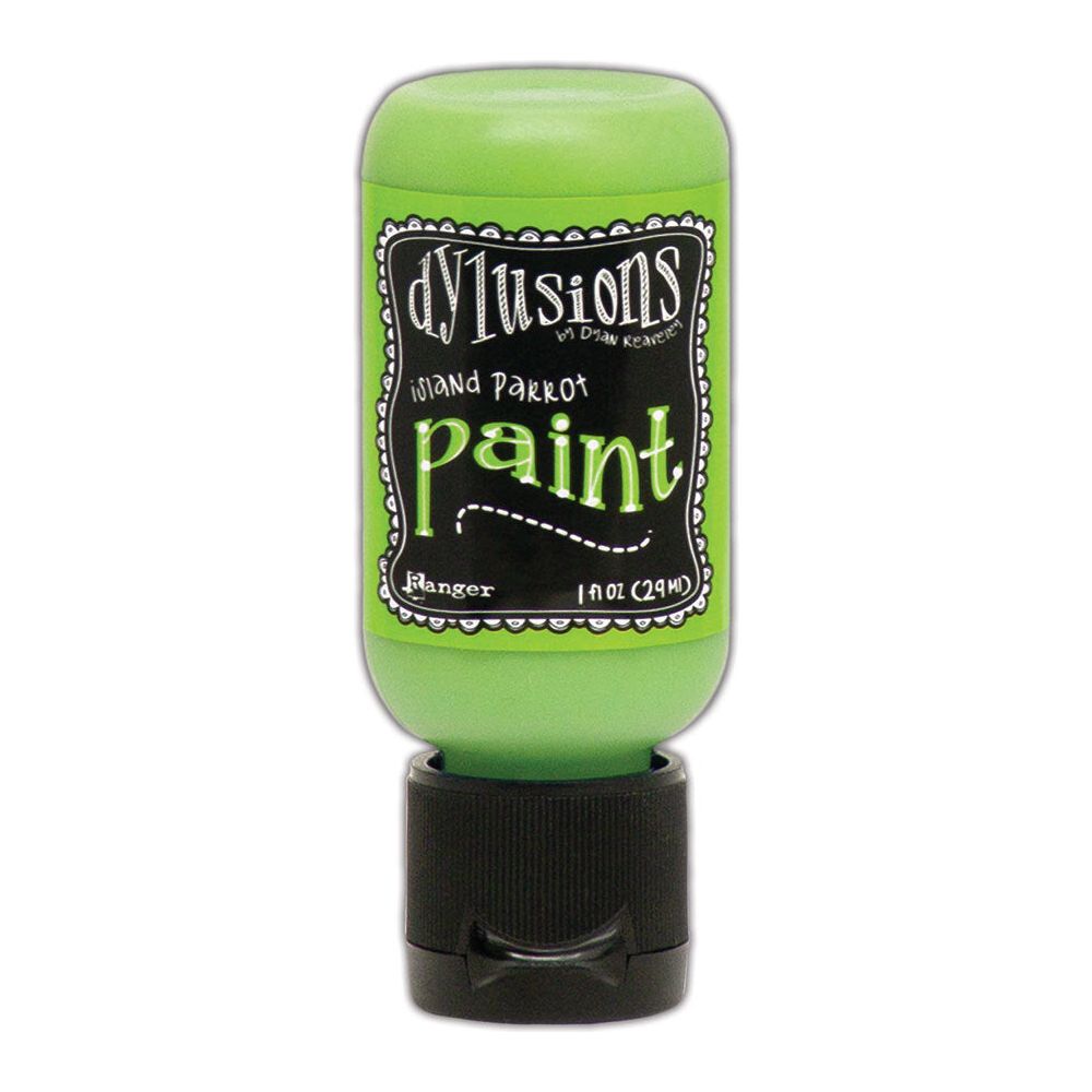 Ranger Dylusions 1oz Paint Island Parrot dyq70504*