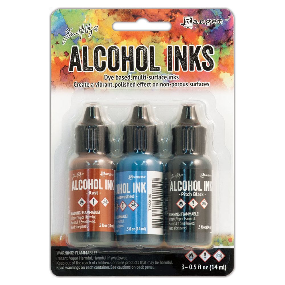 Tim Holtz Alcohol Ink Set Miner's Lantern Ranger TIM20721