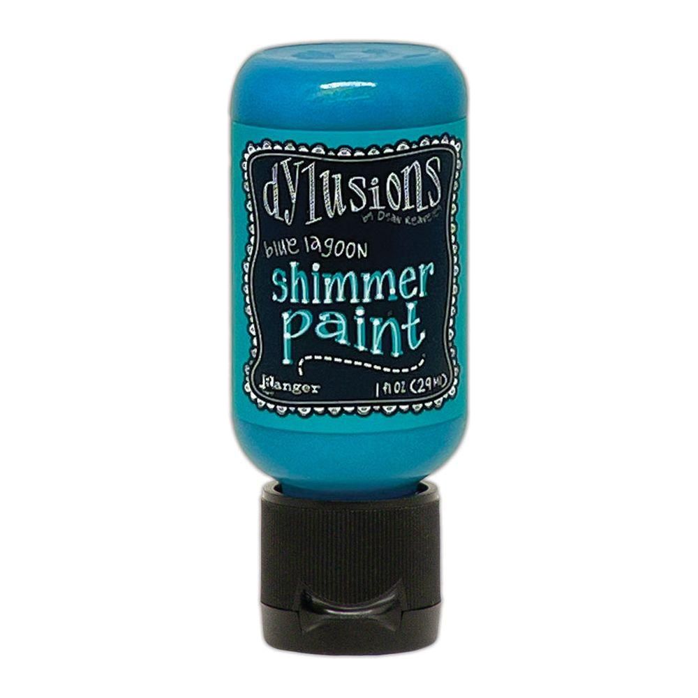 Ranger Dylusions 1oz Blue Lagoon Shimmer Paint dyu81333*