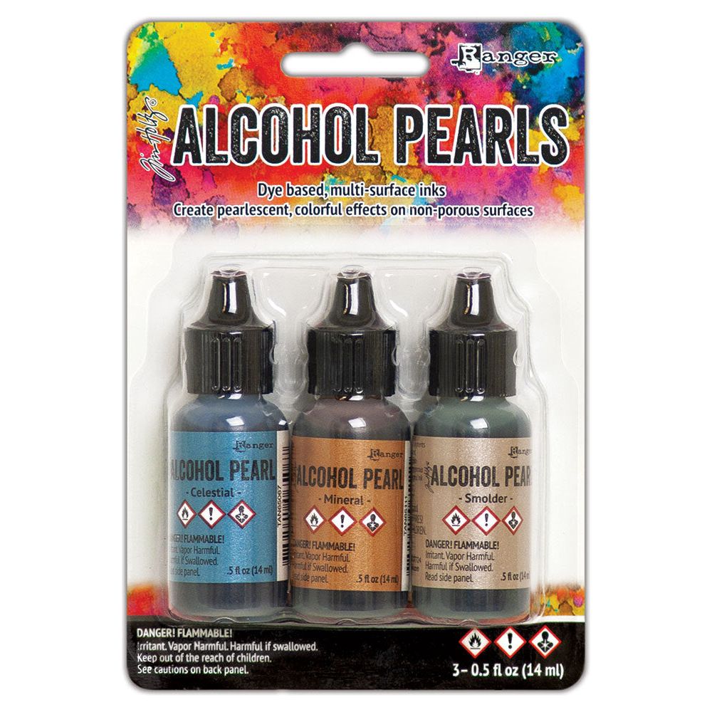 Tim Holtz Alcohol Pearls Kit 4 Ranger tank65548