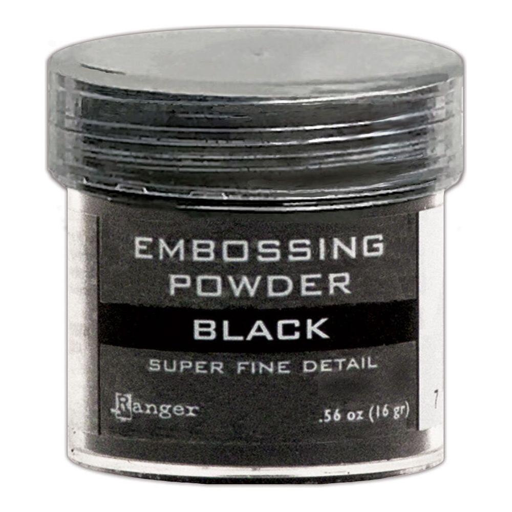 Ranger Embossing Powder Super Fine Black Detail EPJ37392