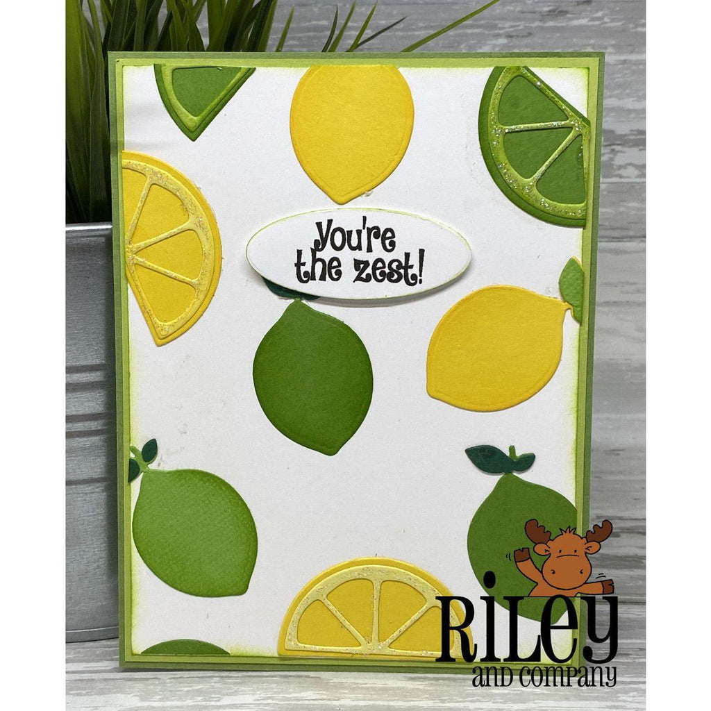 Riley And Company Cut Ups Fruit Pieces Dies rd607 lemons and limes