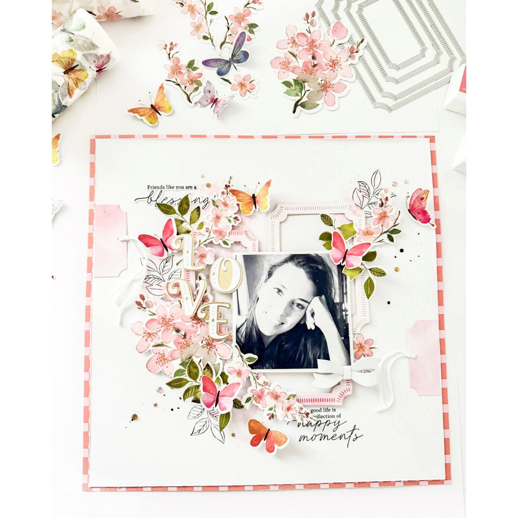 Pinkfresh Studio Sakura Washi Tape 240624 Happy Moments Layout | color-code:ALT02