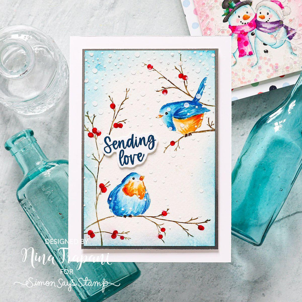 Tim Holtz Distress Dried Marigold Ink Pad And Reinker Bundle Ranger Distress Watercoloring Winter Card | color-code:ALTM05