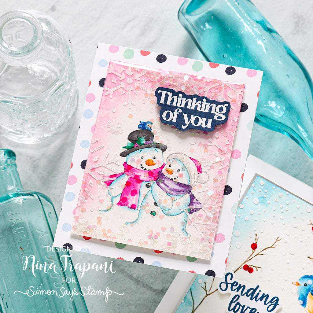 Trinity Stamps Moonlight Confetti Embellishment Bag tsb-371 Distress Watercoloring Winter Card | color-code:ALT02