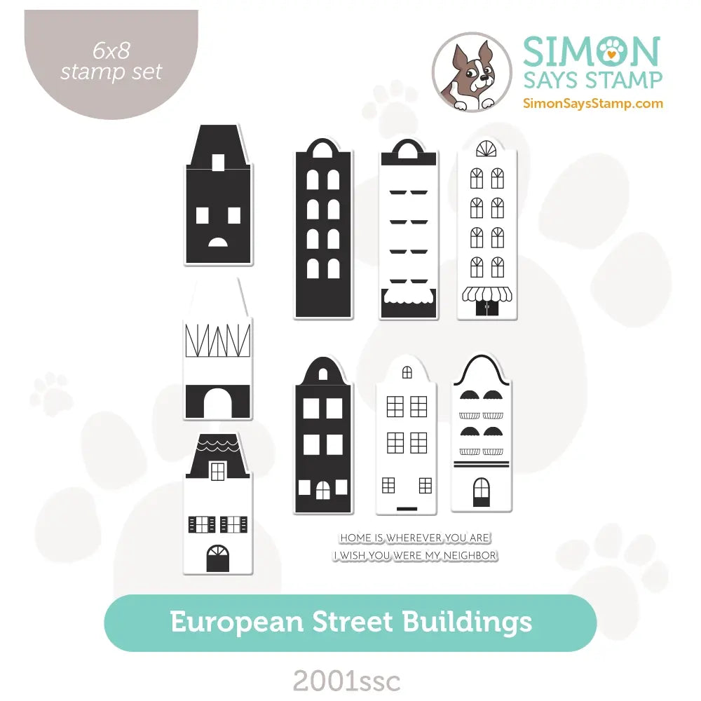 Simon Says Clear Stamps European Street Building 2001ssc Smitten