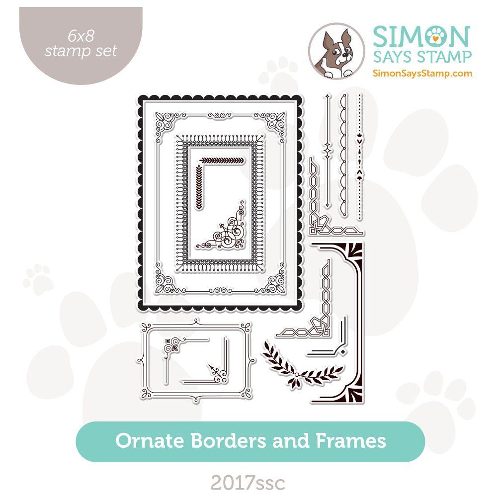 Simon Says Clear Stamps Ornate Borders And Frames 2017ssc Sweetheart