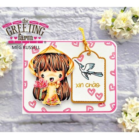 The Greeting Farm Anya in Vietnam Clear Stamps Heart Background | color-code:ALT03