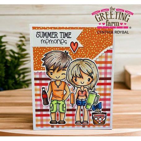 The Greeting Farm Hot and Sunny Clear Stamps Summer Time | color-code:ALT03