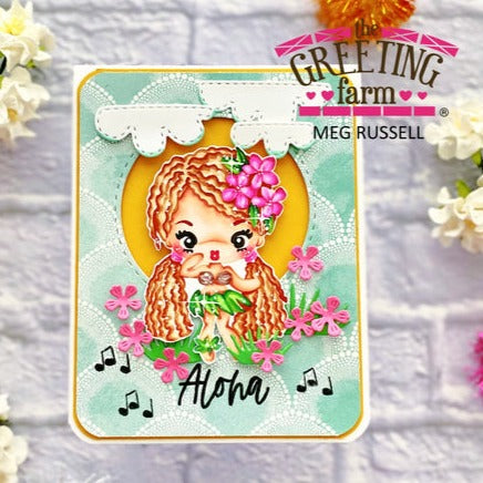 The Greeting Farm Cheeky Aloha Clear Stamps Aloha | color-code:ALT03