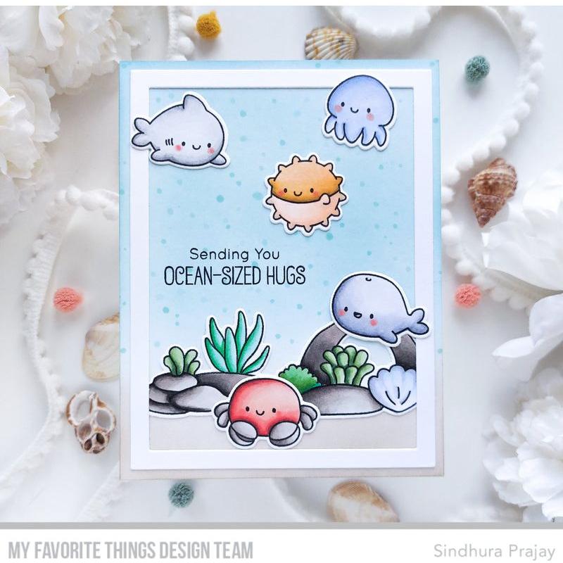 My Favorite Things Ocean-Sized Hugs Clear Stamps jb044 Sending You | color-code:alt1