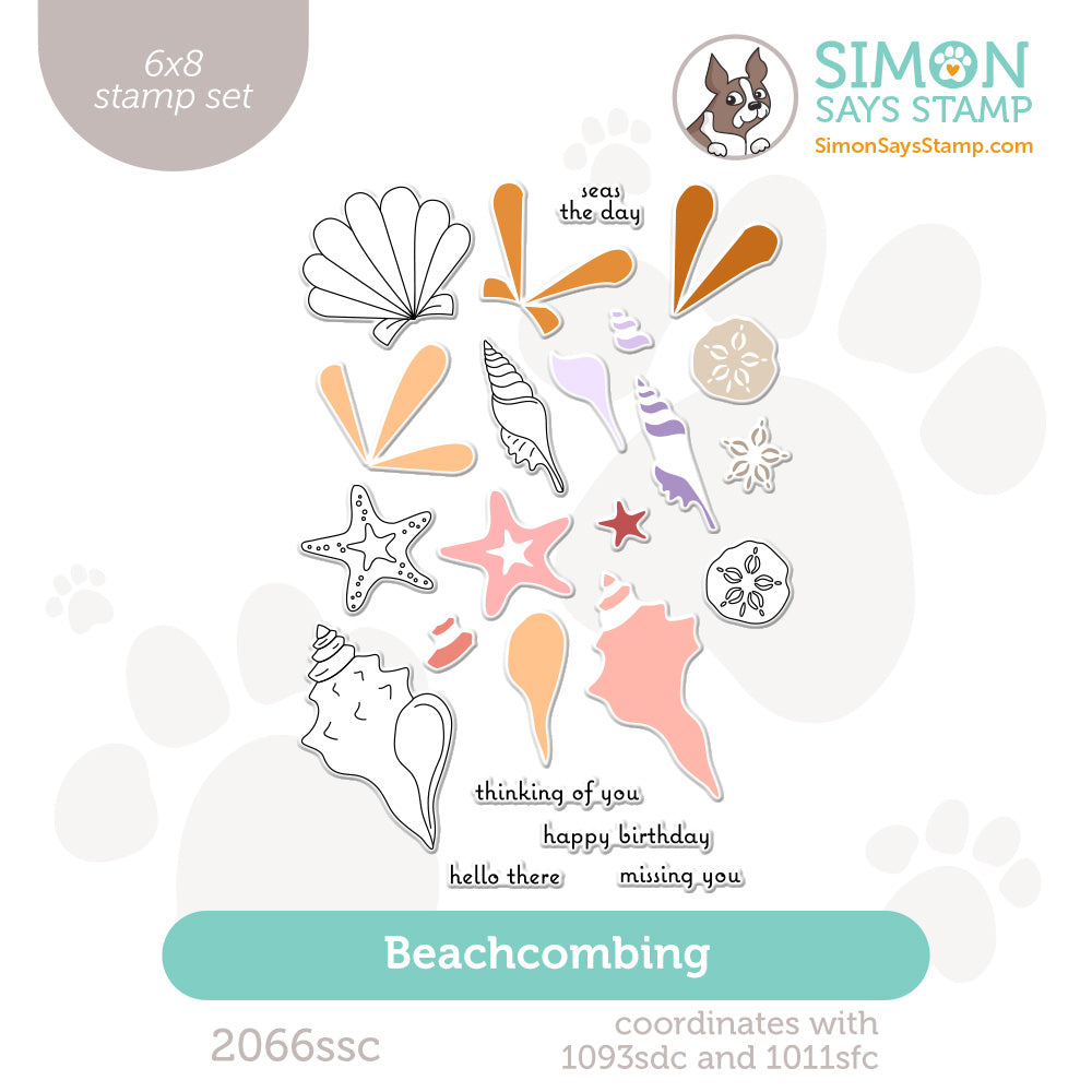 Simon Says Clear Stamps Beachcombing 2066ssc Sunny Vibes