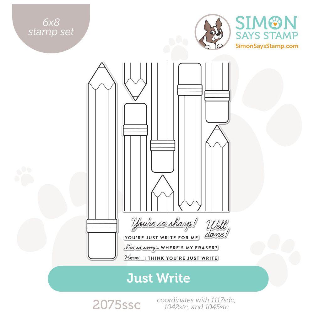 Simon Says Clear Stamps Just Write 2075ssc Cheering for You