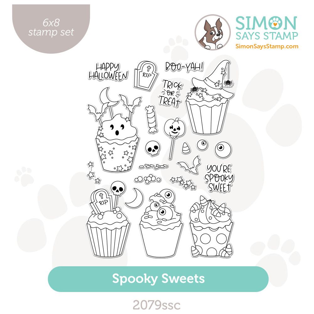 Simon Says Clear Stamps Spooky Sweets 2079ssc Cheering for You