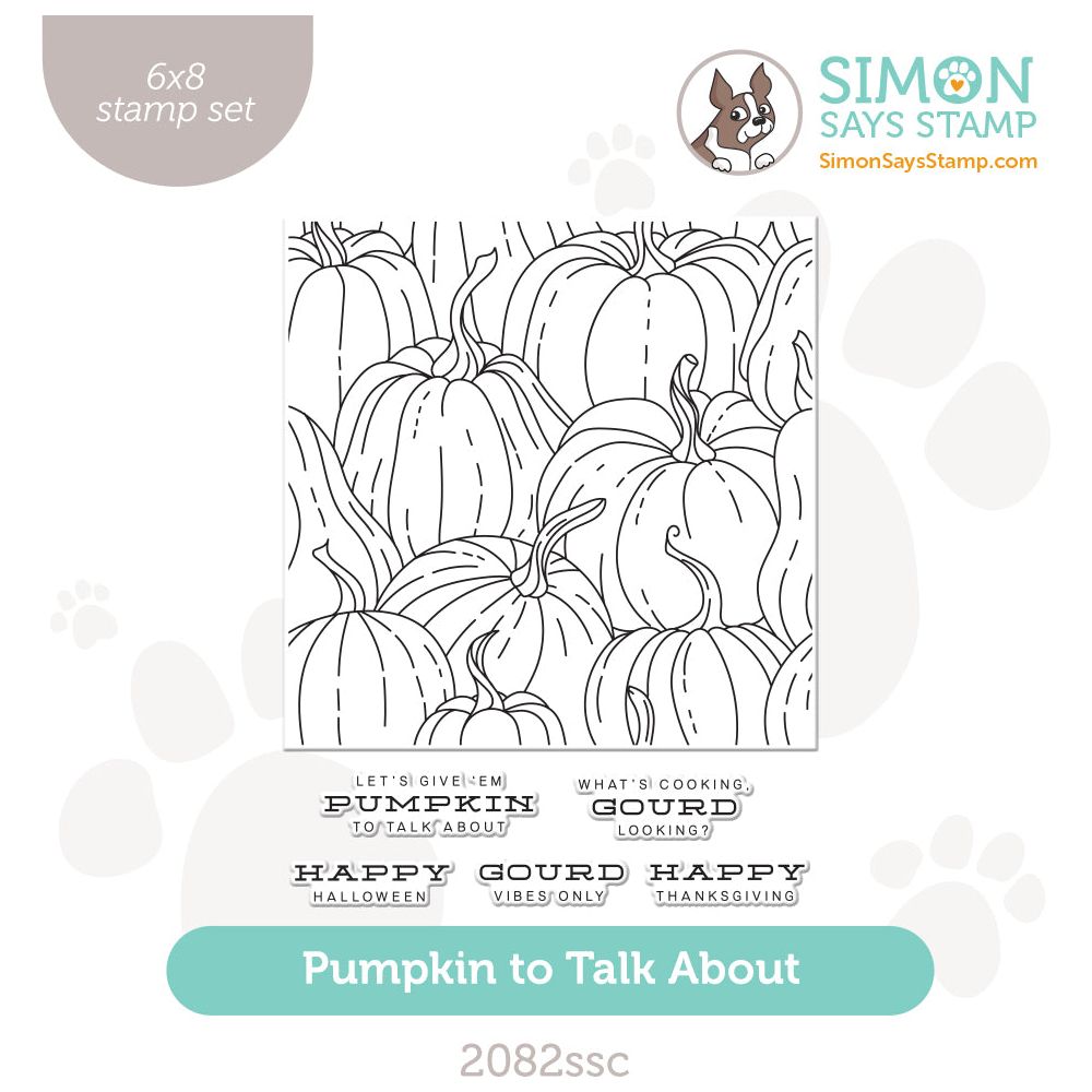 STAMPtember® Pumpkin To talk About Clear Stamp Set