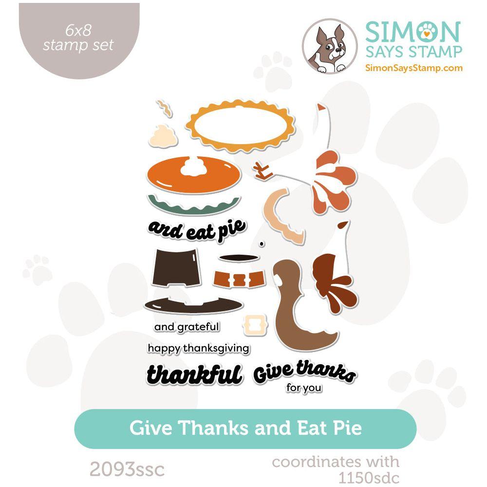 Simon Says Clear Stamps Give Thanks and Eat Pie 2093ssc Stamptember