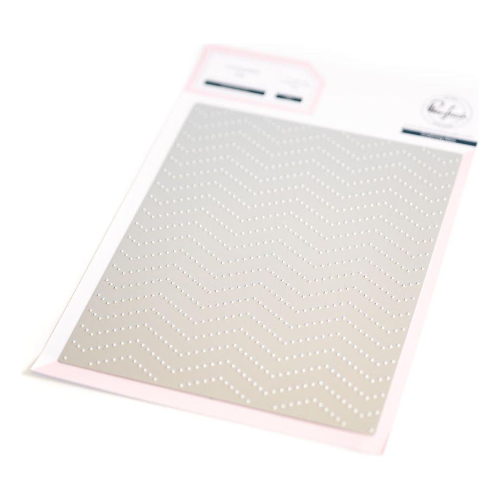 PinkFresh Studio Dotted Chevron Coverplate Die 211823