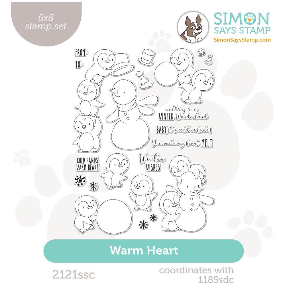 Simon Says Clear Stamps Warm Heart 2121ssc