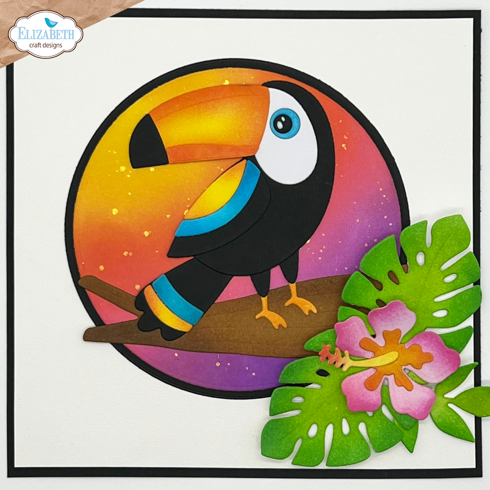 Elizabeth Craft Designs Teddy the Toucan Dies 2126 bird